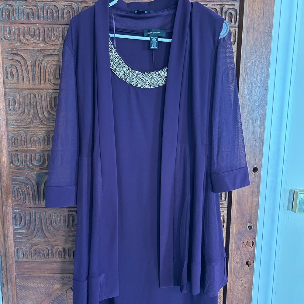 R&M Richards Elegant Purple Ensemble